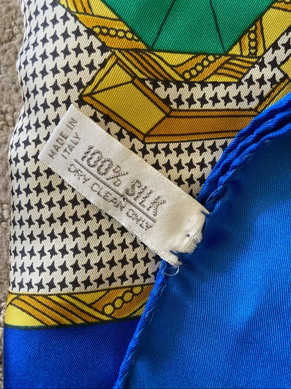 Vintage Christian Dior Echarpes silk scarf, 34